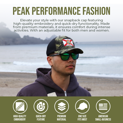 Peak Performance Fashion Banner Armycrew New Florida State Flag 