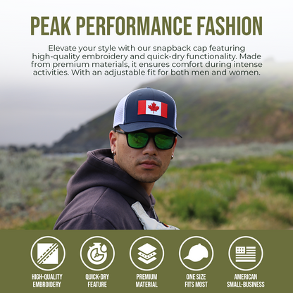 Peak Performance Fashion Banner Canada Flag