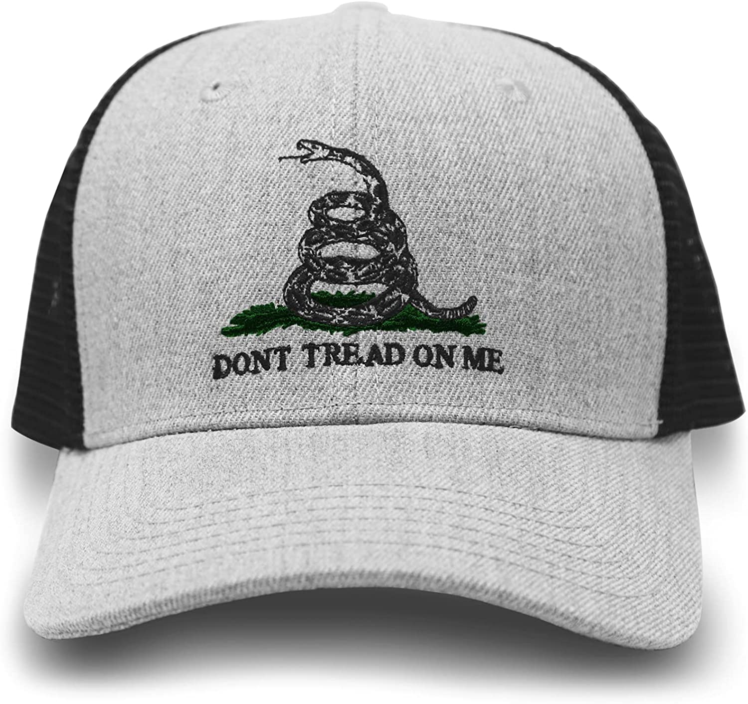 Grey Gadsden Flag Baseball Hat 