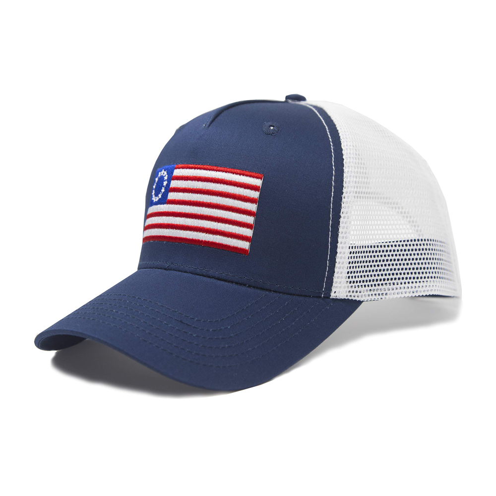 American Betsy Ross Flag Patriotic Snapback Hat 