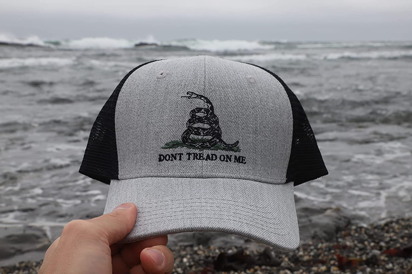 Buy Grey Gadsden Flag Trucker Hat