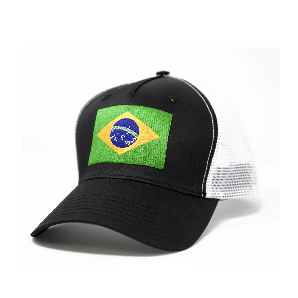 Brazil Flag Snapback Hat