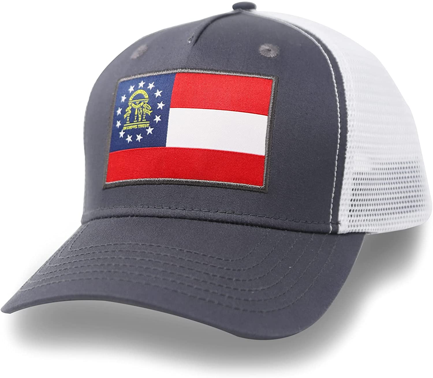 Georgia State Flag Snapback Hat